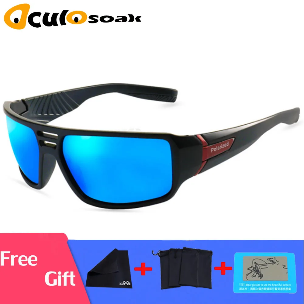 Polarized Sunglasses Men Black Frame Driving Sun Glasses Women Luxury Brand De Sol Gafas Eyewear Accessories Occhiali Ciclismo
