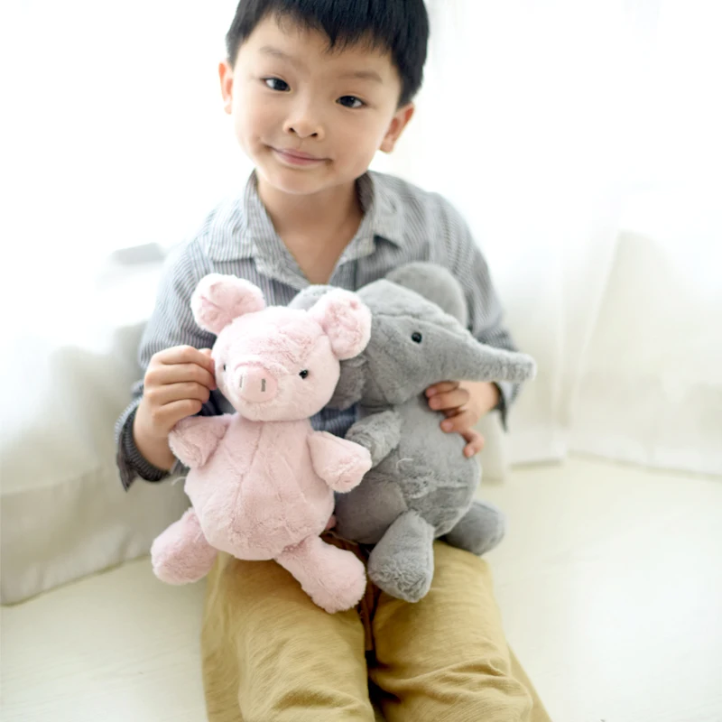 

22cm Cute pink pig plush toys penguin pillow baby cushion birthday gift for Chlidren elephant plush doll duck