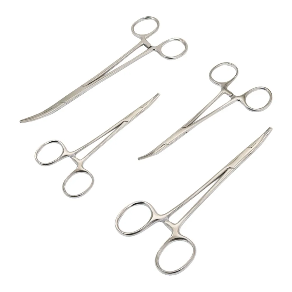 1 Pcs Stainless Steel Vascular Clamp Forceps Surgical Forceps Surgical