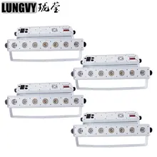 4 шт./партия освещение Светодиодное светильник в форме линейки приспособление 7*30 Вт 3 в 1 Светодиодные прожекторы профессиональное освещение сцены