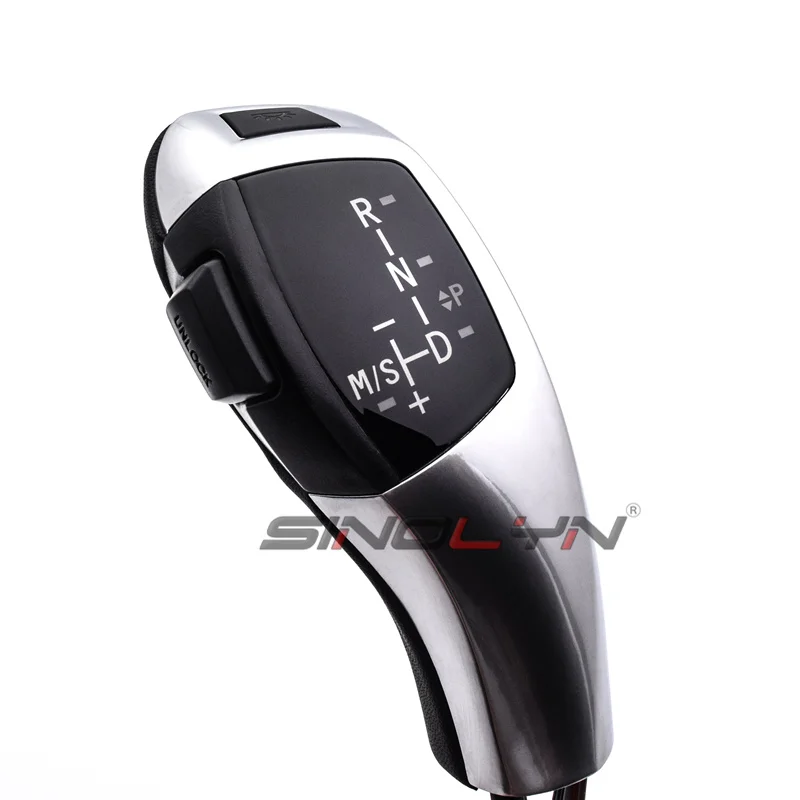 Цена Светодиодная ручка переключения передач рычаг переключения передач для BMW 1 3 5 6 серии E90 E60 E46 2D 4D E39 E53 E92 E87 E93 E83 X3 E89 Автоматический аксессуары