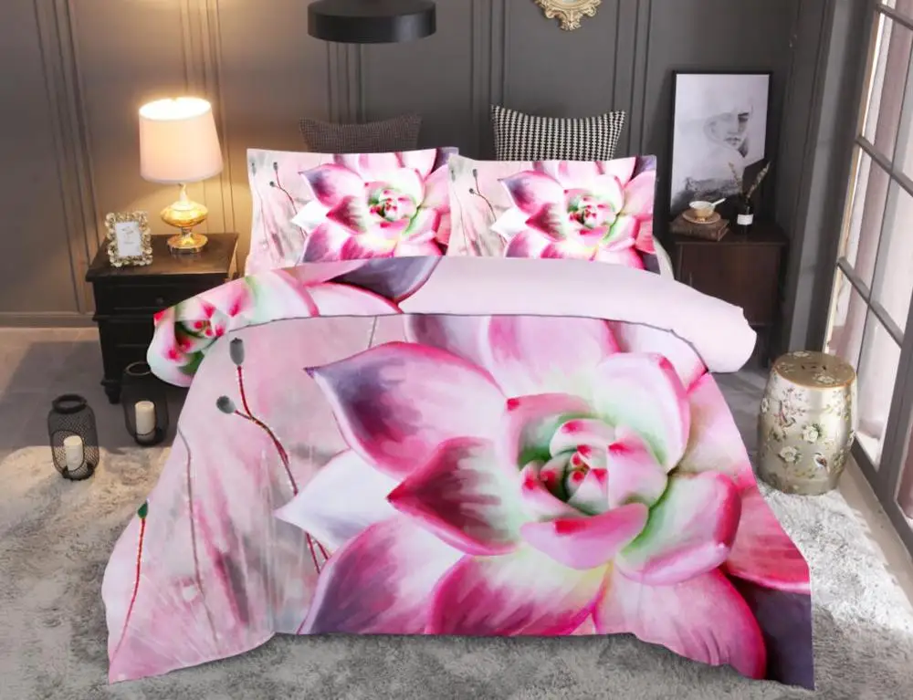 Постельное Белье С Цветами Купить