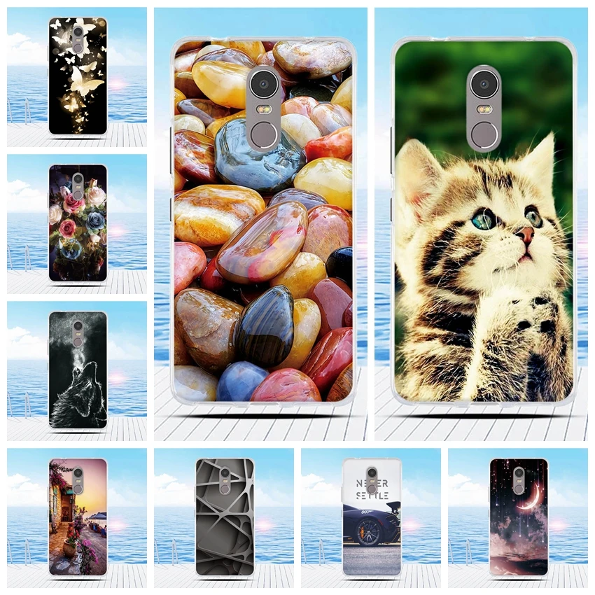 Чехол для Lenovo K6 Note с 3D рельефным рисунком из мультфильма задняя крышка ТПУ мягкий