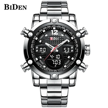 

Top Luxury Brand Sport Men Full Steel Watch Outdoor Cool Shock Military Digital Electronics Male Watches Waterproof Clock