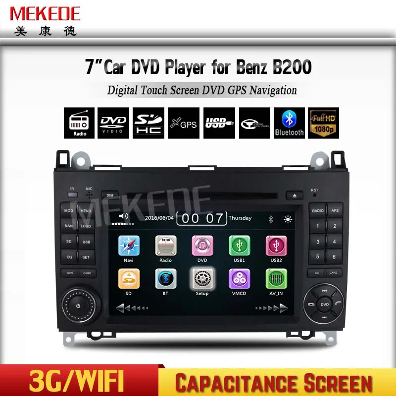 Flash Deal Wholesale! 2 Din 7 Inch Car DVD Player For Mercedes/Benz/A-class/W169/Sprinter/W209/Crafter/Viano/Vito//LT3/W245 FM GPS Radio 1