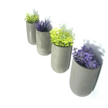 

Wall hanging type concrete flowerpot silicon mold creativity hanging wall flowerpot garden decoration flowerpot mold