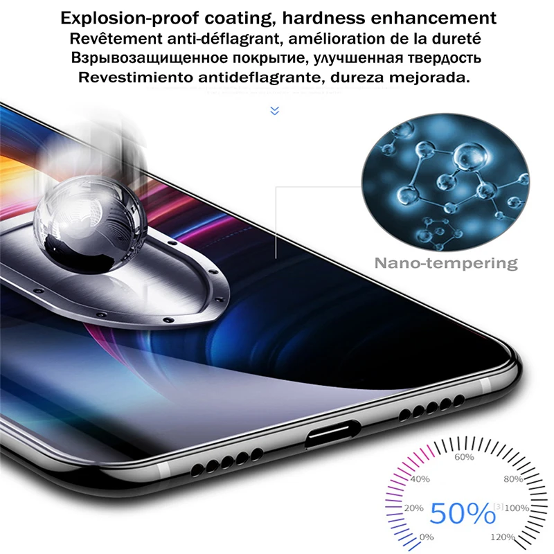 Tempered Glass For Xiaomi mi 9 mi 8 lite Redmi 7 Pro Note 7 5 6 Pro Screen Protector For Redmi Note 4X 6A 5A 9D Full Cover film