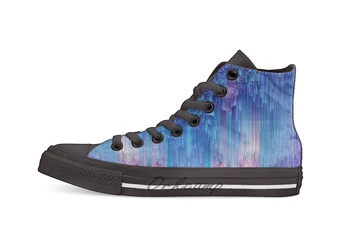 

Fairy Glitches Abstract Pixel Art High Top Canvas Shoes Flat Casual Custom Unisex Sneaker Drop Shipping