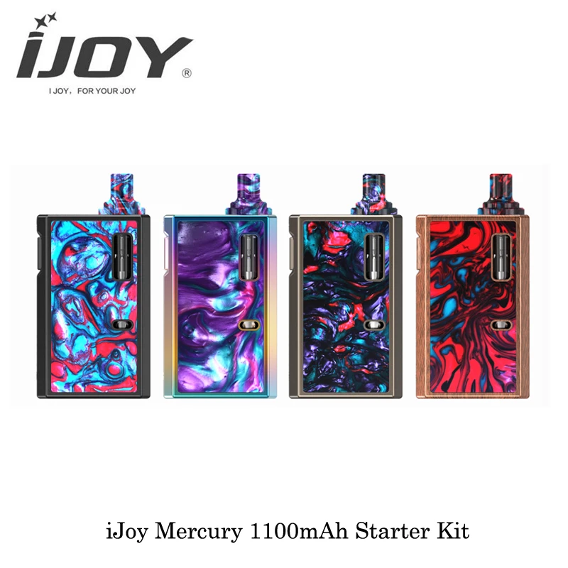 

Pre-Order electronic cigarette iJoy Mercury 1100mAh Starter Kit 12W Output 2ml Capacity With Mesh Coil 1.0ohm/1.2ohm Vaporizer
