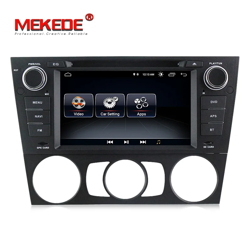 Best MEKEDE The latest software Android8.1 car multimedia player for BMW E90 E91 E92 E93 318 320 325 with gps navigator dvd player 4