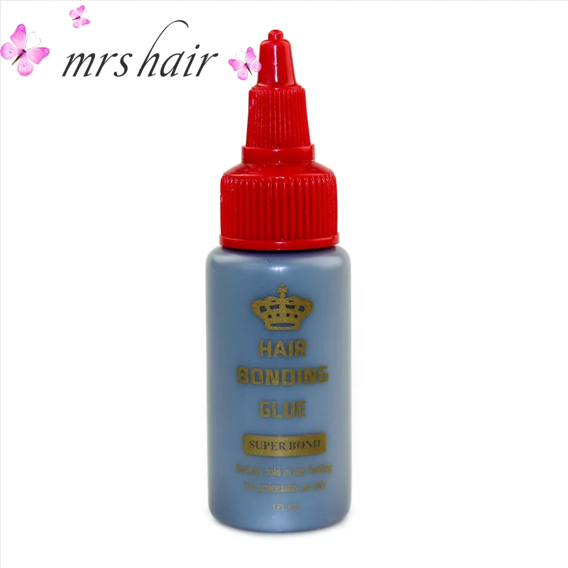 Black Adhesives Glue For Hair Weft 1 Bottle Double Wefted Hair Bonding