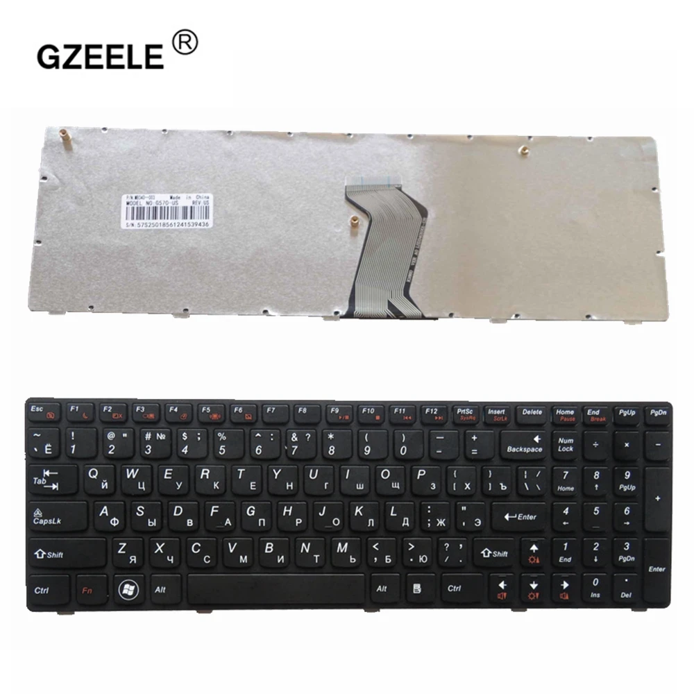  GZEELE RU laptop Keyboard for LENOVO G570 G575 Z560 Z560A Z560G Z565 G570AH G570G G575AC G575AL G57
