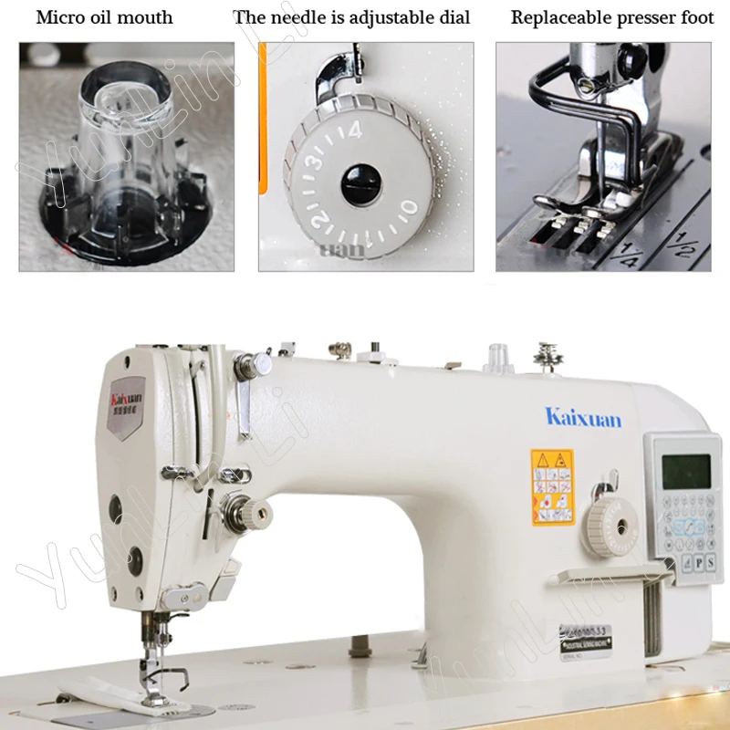 Компьютеризированная швейная машина швейная машинка с прямым приводом швейная машина головка с автоматической резьбой триммер KX9000C-3