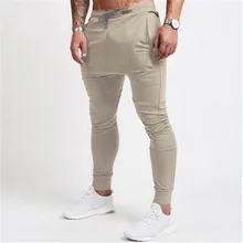 Для мужчин мальчик мода спортивная узкие jogwear Runningwear плавки Slim Fit jogger slack Повседневное пот Ман Pantss брюк ежедневно