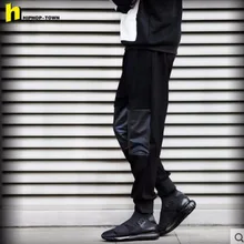 Новая мужская одежда стилист волос GD Мода ночь для певицы для сцены костюм повседневные строчки кожаные брюки плюс размер костюмы