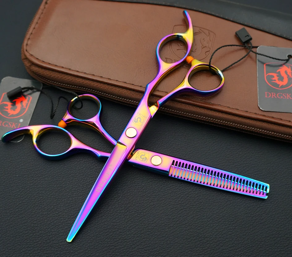 DRGSKL upgrade ножницы для волос perfect стрижка в парикмахерской, 6,0 дюймов professional Парикмахерские ножницы высокого качества