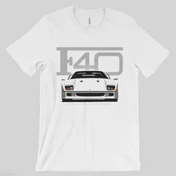 

2019 Newest Men'S Funny Car F40 Shirt - F50, F12, 458, Enzo, Supercar, 430, 599, Band Shirts