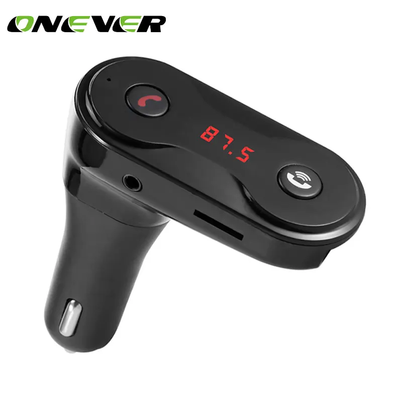 Onever Bluetooth автомобильный комплект fm передатчик MP3 плеер модулятор USB Автомобильное