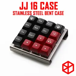 Изогнутый чехол из нержавеющей стали для jj16 JJ16 jj4x4 15% пользовательские клавиатуры акриловые панели акриловая панель диффузор также может