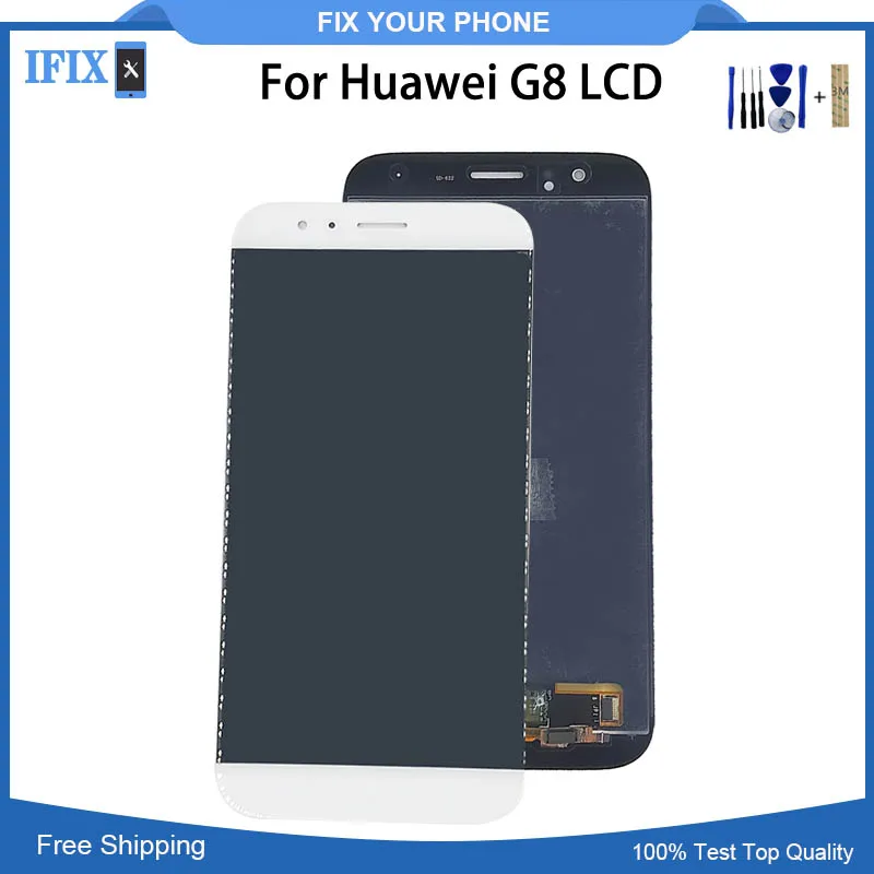 

5.5 inch For Huawei G8 GX8 RIO-L01 RIO-L02 RIO-L03 LCD Display Touch+Tools+3M Adhesive Digitizer Replacement Parts No Dead Pixel