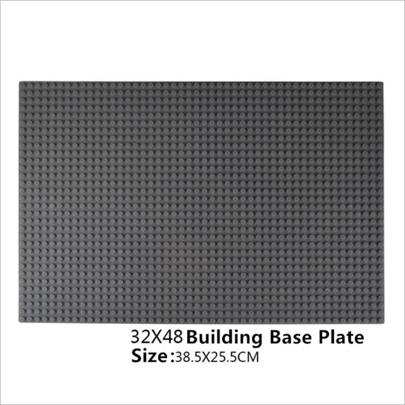 

48*32dots Small Bricks Baseplate DIY Base Plates Board Compatible Legoings 38.5*25.5cm Major Brands Building Blocks for Kids