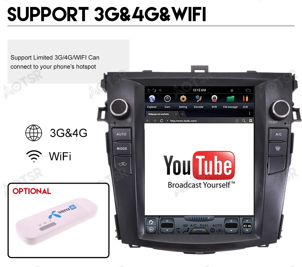 Excellent Vertical screen IPS PX6 4+64GB Android 8.1 Car DVD player For toyota fortuner 2016+ radio Multimedia stereo unit buit-in Carplay 26