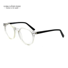 Модная классическая кристаллическая черная ацетатная Женская оправа для очков колпачки для очков CRM7010-C3