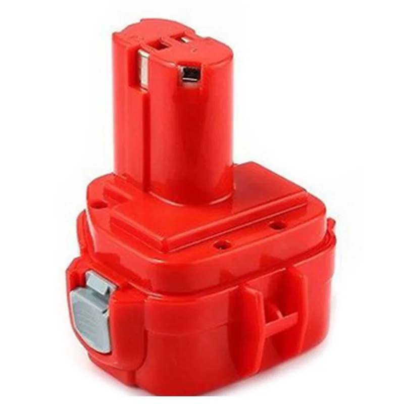 

12V Battery for MAKITA 1222 8414DWFE DA312D ML120 ML122 ML124 UB120D UB121D UC120D UC170D VR250D, Red