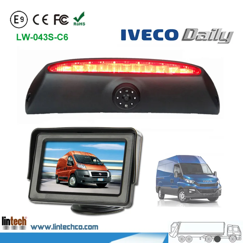 

4.3" dashboard monitor Stop Light Camera system for Iveco Daily Van