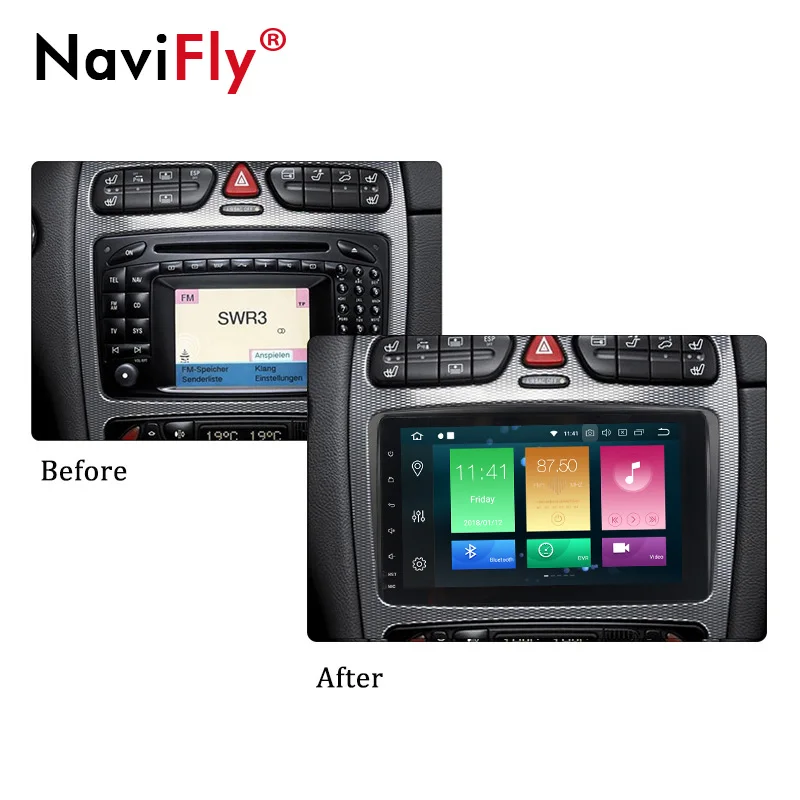 Sale NaviFly 4G+32G Android 8.0 Car multimedia Radio for Mercedes Benz W209 W203 W168 ML W163 W463 Viano W639 car gps navigation 1 Sale NaviFly 4G+32G Android 8.0 Car multimedia Radio for Mercedes Benz W209 W203 W168 ML W163 W463 Viano W639 car gps navigation 1