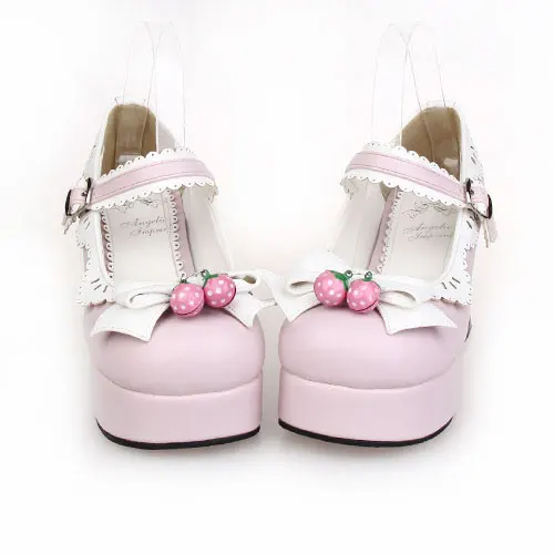 

Princess sweet lolita shose Lolilloliyoyo antaina lolita shoes thick heel bow dress princess shoes an8083 cosplay shoes