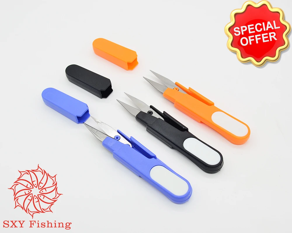 

SXY FISHING Multiple colors Handmade scissors DIY scissors Fishing scissors Protective sleeve scissors Art scissors Ultra sharp