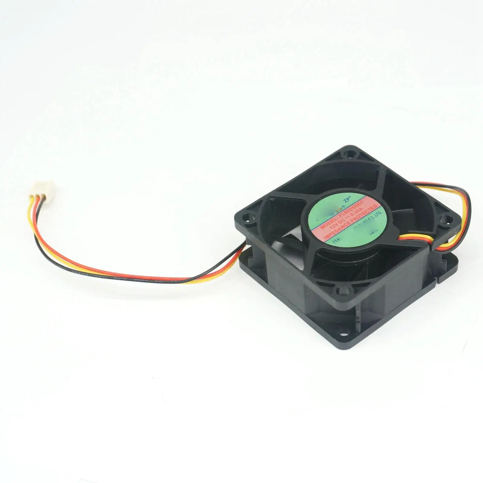 12V DC 60x60x25mm Axial Radiator Fan 4000RPM Dual Ball Bearing Middle Speed