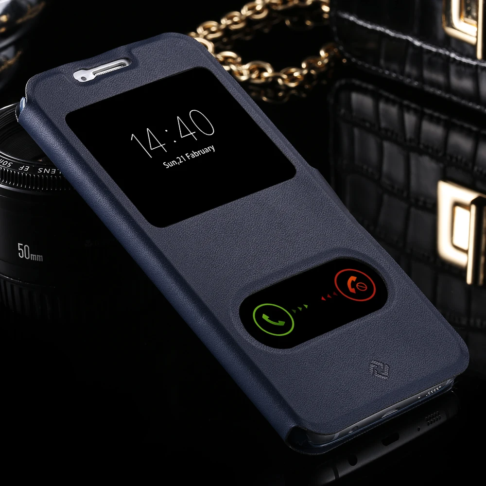 

MR.YI Flip Phone Cases For Samsung Galaxy S8 Plus S7 S6 Edge S5 S4 Note 3 4 5 Holder Stand Cover Phone Bag Case For Note 5 4 3