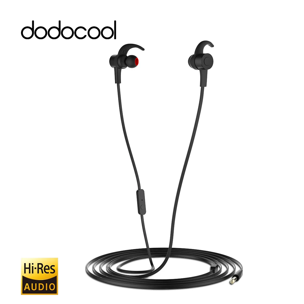 bilder für Dodocool Hallo-Res 24-bit Hochauflösende In-ohr Sport Stereo Kopfhörer mit Mic 3,5mm jack vergoldete Audio Stecker für iphone 7 6 6 s bilder für Dodocool Hallo-Res 24-bit Hochauflösende In-ohr Sport Stereo Kopfhörer mit Mic 3,5mm jack vergoldete Audio Stecker für iphone 7 6 6 s