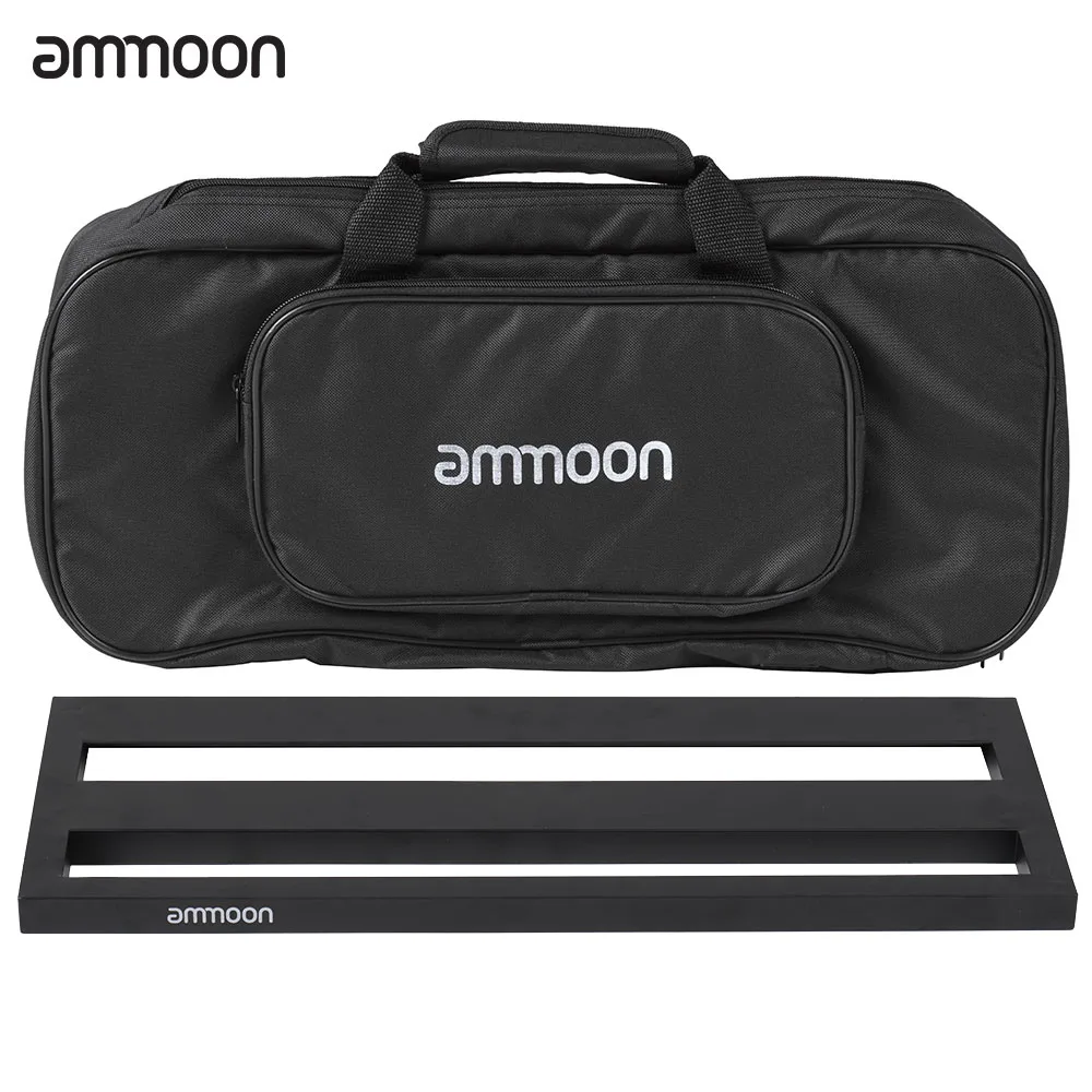 ammoon DB-2 Portable Guitar Pedal Board Aluminum Alloy with Carrying Bag Tapes Straps | Спорт и развлечения