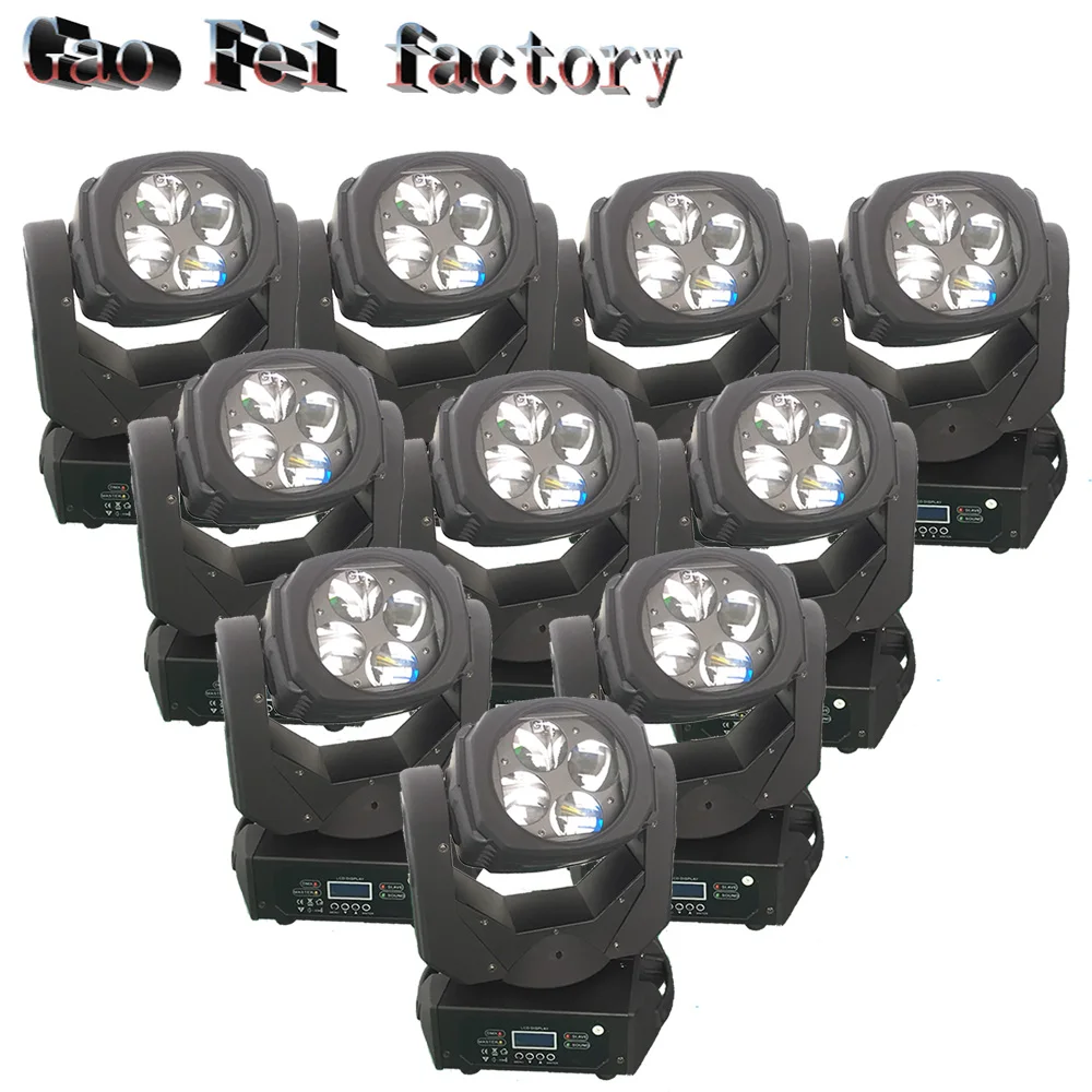 

10pcs/lot led bar lights 4X25Wed super beam mini led moving head light dj stage effect