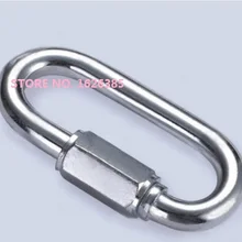 M3.5 304 Нержавеющая сталь быстрый коннектор Кнопка альпинистская Пряжка соединитель для цепи с застежкой, лодка, морское оборудование
