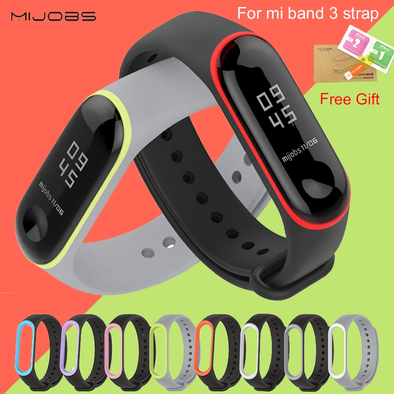 

Xiaomi Mi Band 3 Bracelet Strap Miband 3 Colorful Strap Wristband Replacement Smart Band Accessories For Mi Band 3 Silicone