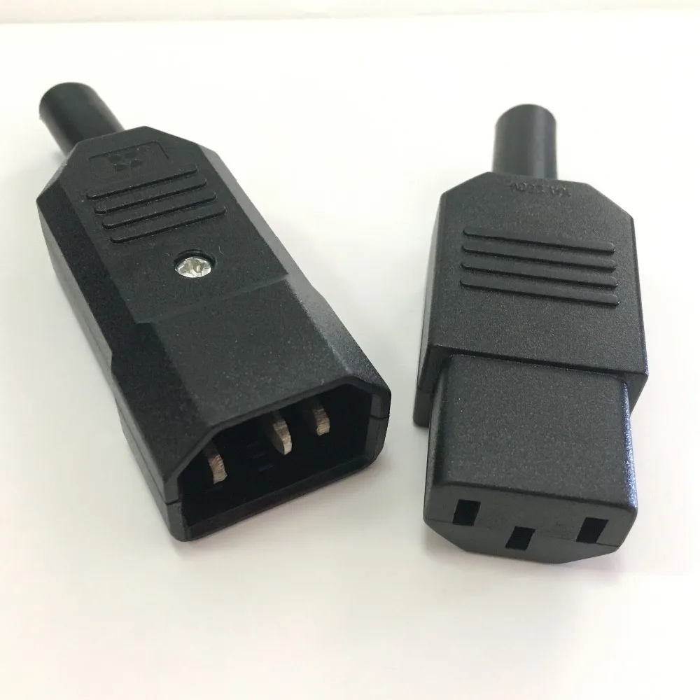 Набор IMC горячий 250В 10А разъем питания IEC 320 C14 Разъем к C13 гнездо | Электроника