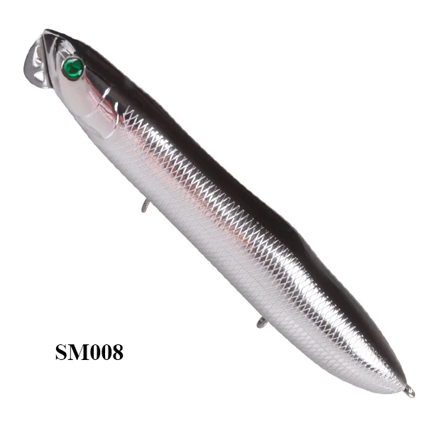 Умная приманка-карандаш, 130 мм, 25 г, верхняя водная рыболовная приманка, искусственные приманки для рыбалки, рыболовные воблеры - Цвет: SM008