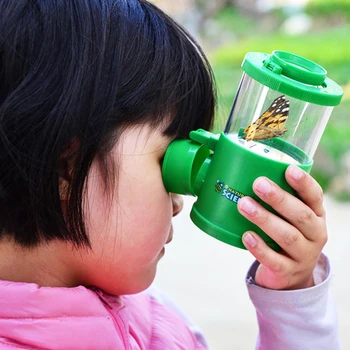 

Bug Viewer Insect Magnifier Collecting Kit Children Observer Biology Kit Learning Early Development Education Children random c