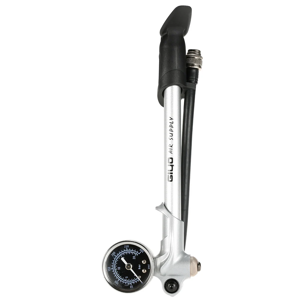 Bike Cycle Air Pressure Pump Air Inflator with Gauge for American