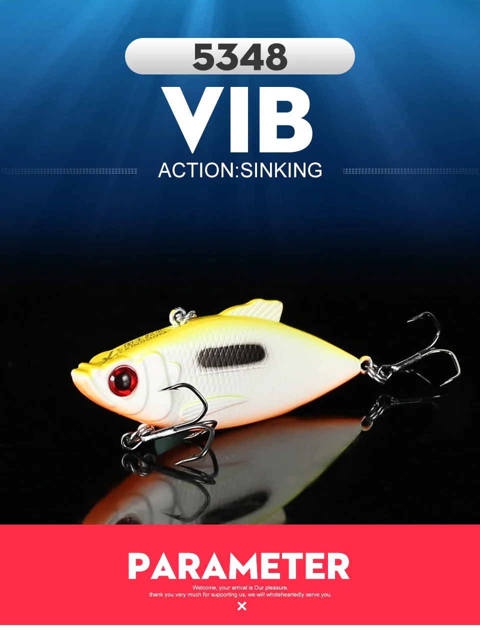 Kingdom Fishing Lures 50m 5.6g, 65mm 10.5g Crankbaits Fishing Small Leaves VIB Vibration Fishing Bait Tackle VMC Hook Hrard Lure (1)