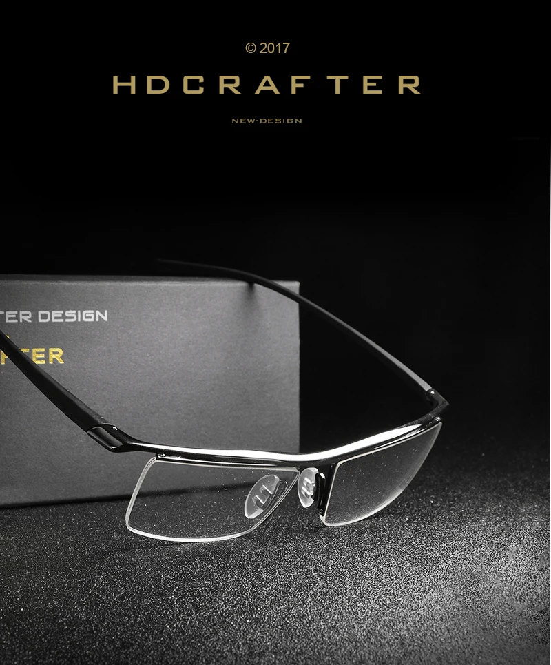 HDCRAFTER titanium eyewear tr90 близорукость очки кадр мужчины очки для чтения комфортное препятствующую скольжению очки кадр для мужчин