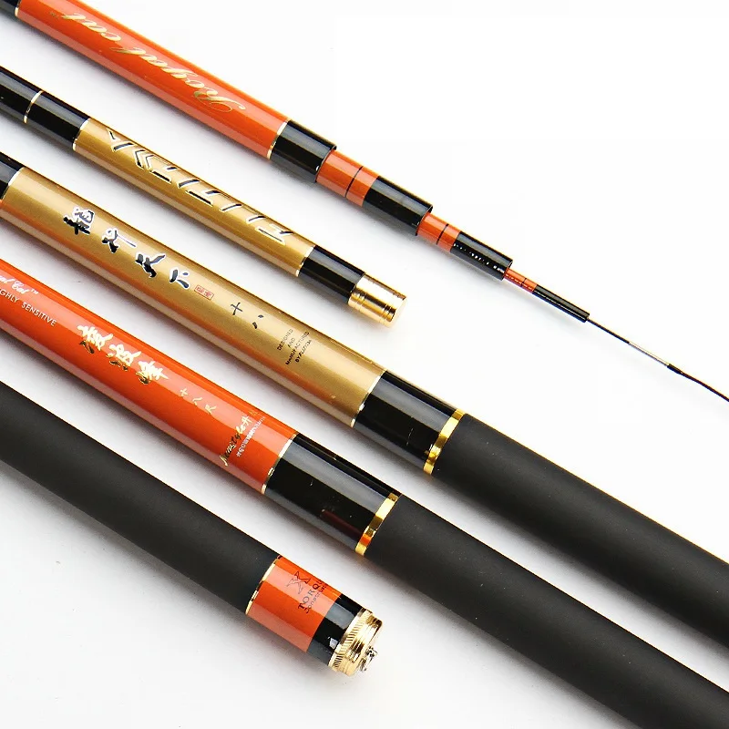 Super Hard Taiwan Fishing Rod 19 Tune Carbon Ultra Light Fishing Hand Pole 2.7/3.6/3.9/4.5/5.4/6.3m Stream River Fishing Cane