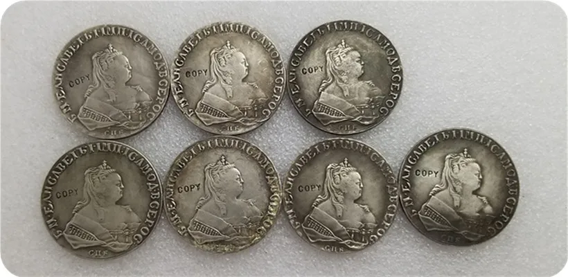 1743-1750 CIIb Россия 1 рубль копия бесплатная доставка | Дом и сад