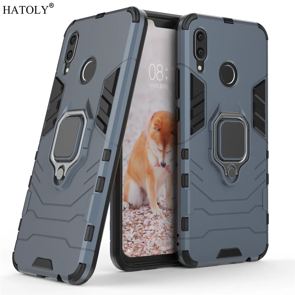 Чехол для Huawei Nova 3 чехол телефона с кольцом на палец защитный жесткий