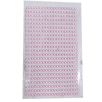 

Children Toys Sticker 4mm 437pcs/set Self-adhesive pink Rhinestones Mobile Phone case decorative Diy crystal Diamond Stickers