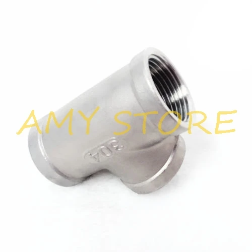 SS304 de acero inoxidable roscada hembra 3 T tubería de 1/8 \